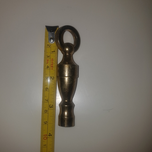 {FWP} Elongated Ring Finial Handle Hardware - Picture 4 of 4